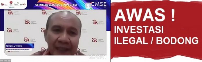 CMSE 2020: Kerugian Capai Rp 92 Triliun dalam 10 Tahun, OJK Terus Waspadai Investasi Ilegal/Bodong