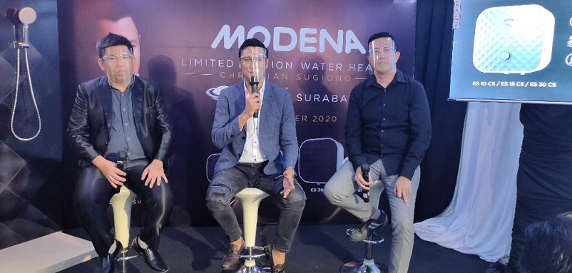 Gandeng Christian Sugiono, Modena Luncurkan Water Heater Limited Edition