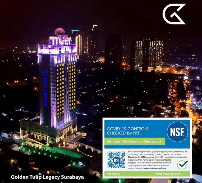 Hotel Golden Tulip Indonesia Lulus Audit Kesehatan NSF International Hotel Golden Tulip Indonesia Lulus Audit Kesehatan NSF International