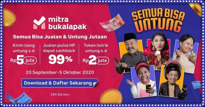 Luncurkan Kampanye Semua Bisa Untung, Mitra Bukalapak Dorong Terciptanya Lapangan Pekerjaan Mandiri