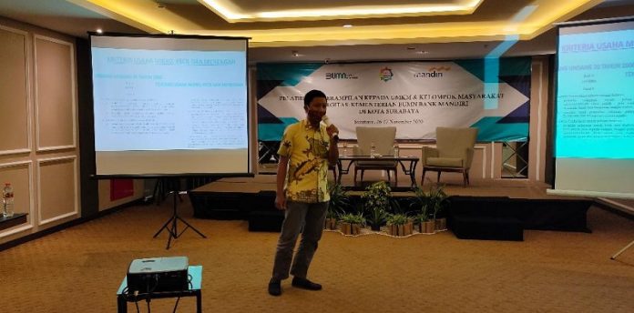 Rumah BUMN Bank Mandiri Dukung Pelatihan Keterampilan UMKM & kelompok Masyarakat di Kota Surabaya