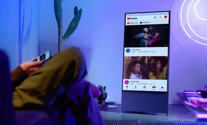 Samsung Hadirkan TV dengan Layar Rotasi The Sero Pertama di Dunia