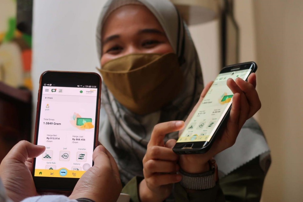 Mandiri Syariah Sosialisasikan Fitur E-mas dari Handphone dengan Menggelar Webinar Pengelolaan Keuangan Berbasis Emas di Era Digital