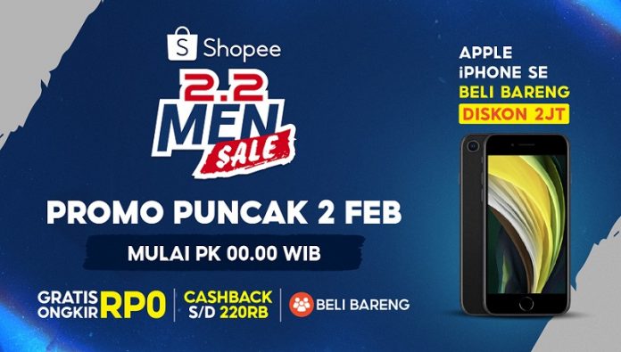 Shopee Gelar Puncak Promo bagi Pria Lewat Shopee 2.2 Men Sale Shopee Gelar Puncak Promo bagi Pria Lewat Shopee 2.2 Men Sale
