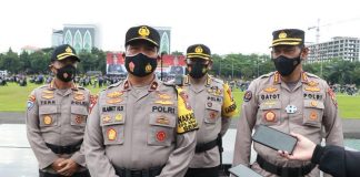 Polda Jatim Kerahkan 6. 043 Personil untuk Dukung Pelaksanaan PPKM Mikro
