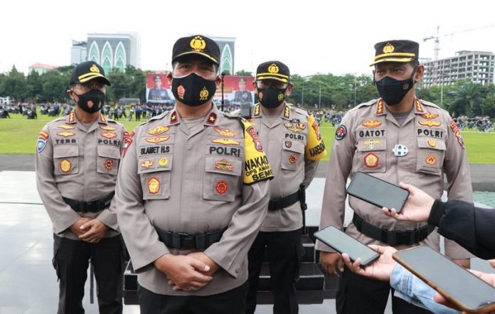 Polda Jatim Kerahkan 6. 043 Personil untuk Dukung Pelaksanaan PPKM Mikro