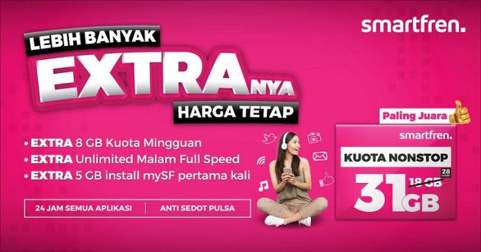 Kuota Nonstop Smartfren Kini Lebih Besar Hingga 43 GB