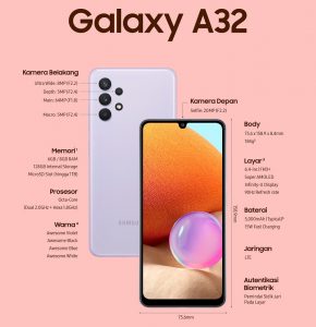 Samsung Galaxy A32 Hadir untuk Tingkatkan Pengalaman Menonton dengan Tampilan Halus dan Jernih