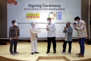 UNDP Gandeng Indosat Ooredoo Dukung Penanggulangan COVID-19