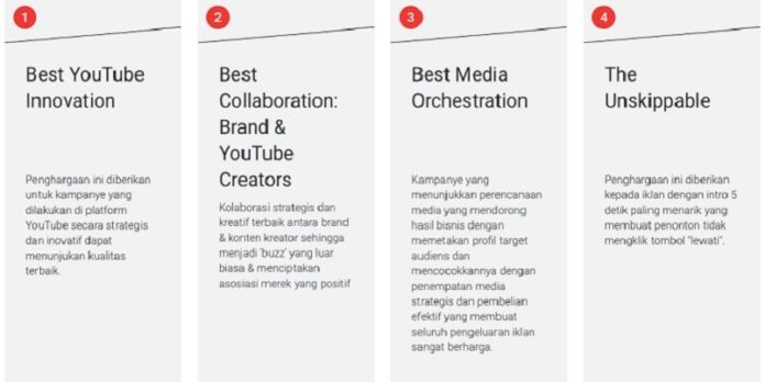 YouTube Works Awards diluncurkan di Indonesia YouTube Works Awards diluncurkan di Indonesia