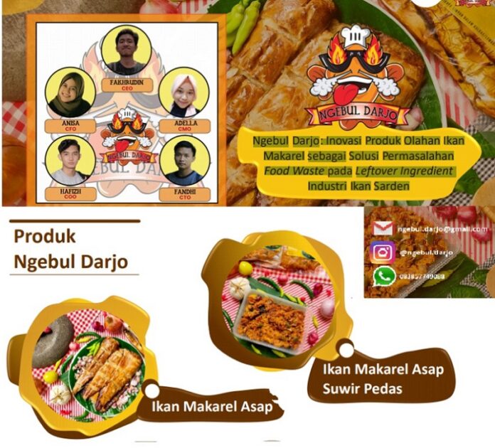 Ngebul Darjo, Bisnis Inovatif Tim ITS Manfaatkan Food Waste Ikan Makarel Ngebul Darjo, Bisnis Inovatif Tim ITS Manfaatkan Food Waste Ikan Makarel