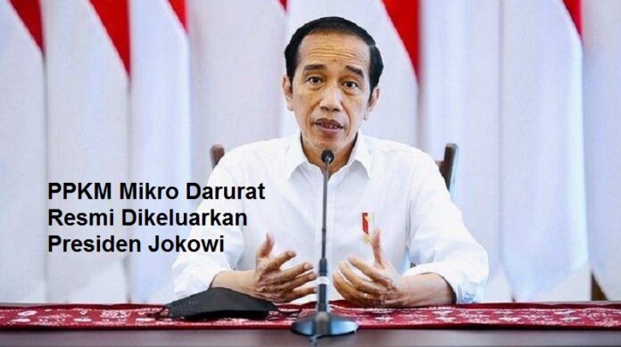 Ini Bocoran Aturan PPKM Mikro Darurat yang Resmi Dikeluarkan Presiden Jokowi