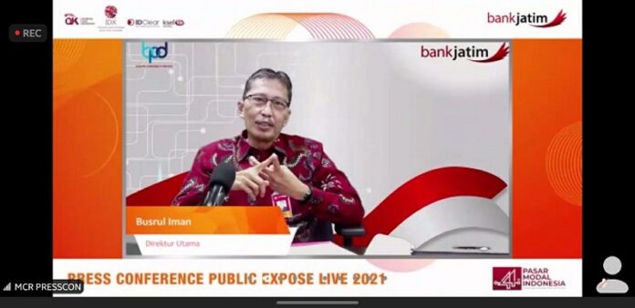 Bank Jatim Paparkan Kinerja Membanggakan dalam Public Expose Live 2021 Bank Jatim Paparkan Kinerja Membanggakan dalam Public Expose Live 2021