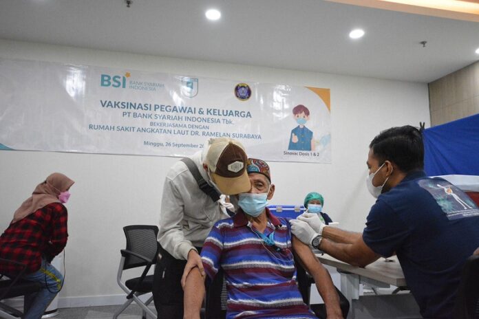 Bank Syariah Indonesia Gelar Vaksinasi Covid-19 untuk Pegawai & Keluarga di wilayah Surabaya