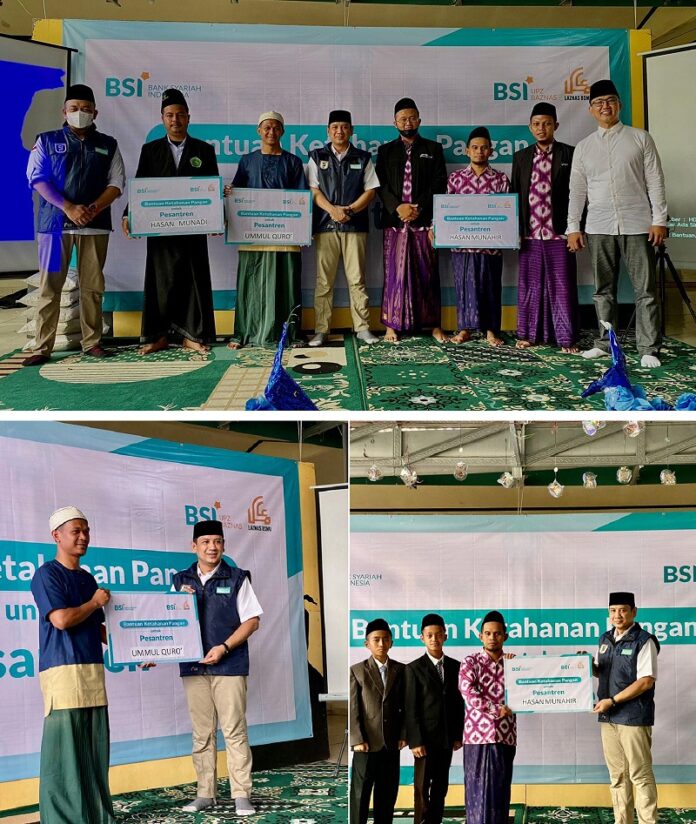 BSI Bersama Laznas BSMU Serahkan Bantuan Pangan untuk 3 Pesantren di Jawa Timur BSI Bersama Laznas BSMU Serahkan Bantuan Pangan untuk 3 Pesantren di Jawa Timur