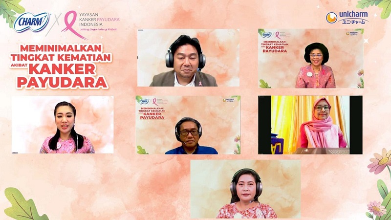 Charm Bekerjasama dengan YKPI Dukung Minimalisasi Angka Kematian Akibat Kanker Payudara lewat Charm Extra Maxi Pink Ribbon Special Edition 