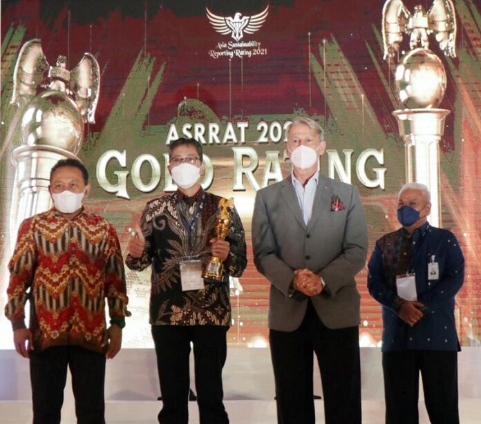 Bank Jatim Raih Penghargaan Gold Rank ASRRAT 2021