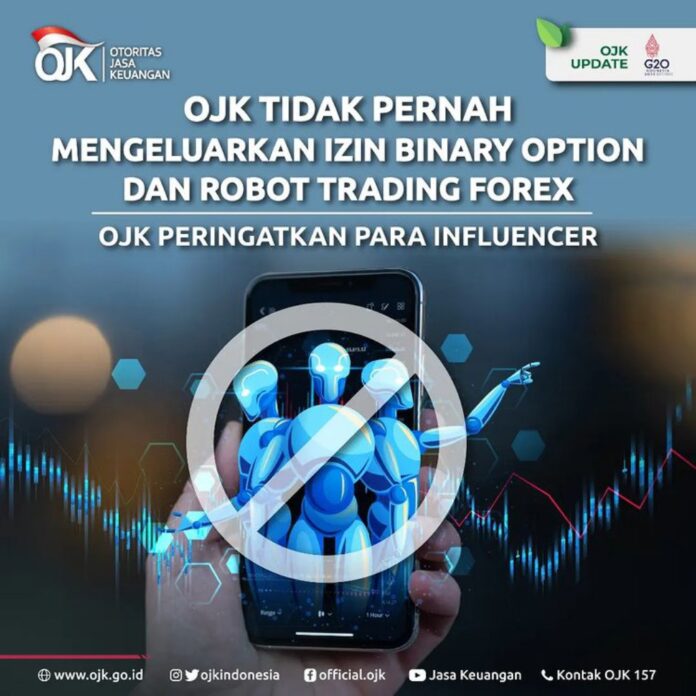 OJK Peringatkan Influencer Soal Binary Option dan Robot Trading Forex, Wamendag Minta Ojk Fokus Masalah Pinjol