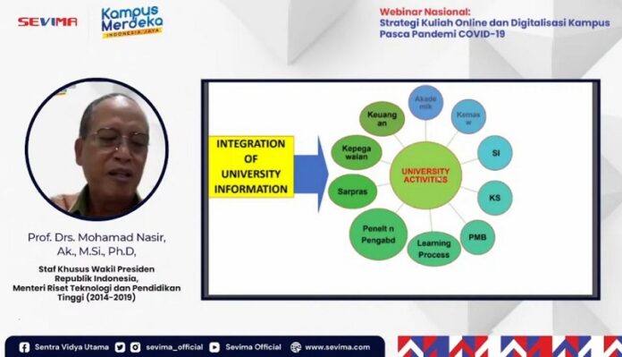 Prof. Mohamad Nasir : Kuliah Online Terintegrasi Harus Segera Dijalankan