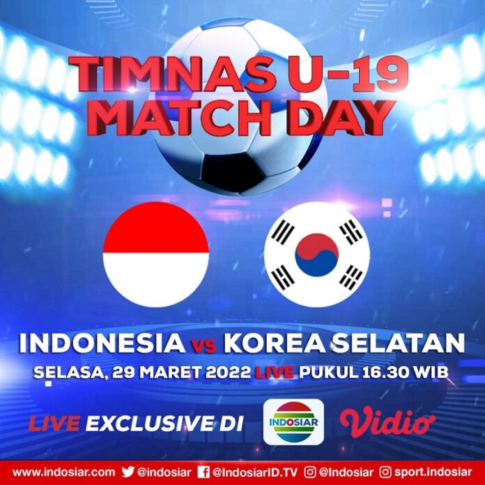 Timnas U-19 Matchday Lawan Korea Selatan akan Tayang di Indosiar