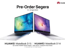 Huawei MateBook D14 dan D15 Terbaru Siap Diluncurkan