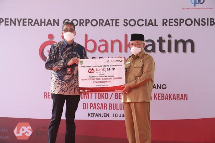 Bank Jatim Bantu Renovasi Pasar Bululawang Malang Bank Jatim Bantu Renovasi Pasar Bululawang Malang