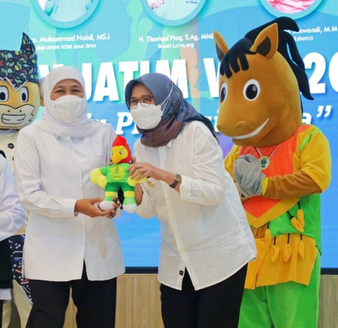 Maskot Porprov Jatim VII Tahun 2022 Resmi Diluncurkan