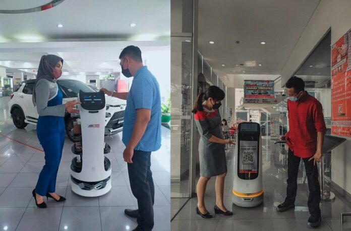 Robot Pelayan di Dealer Auto2000 Surabaya Kertajaya dan Basuki Rachmat Resmi Beroperasi Robot Pelayan di Dealer Auto2000 Surabaya Kertajaya dan Basuki Rachmat Resmi Beroperasi