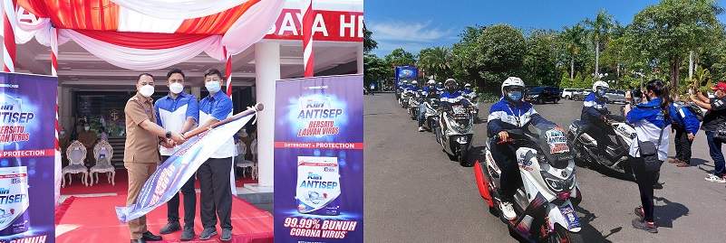 SoKlin Antisep Tutup Rangkaian Kampanye Antisep Bersatu Lawan Virus di Surabaya