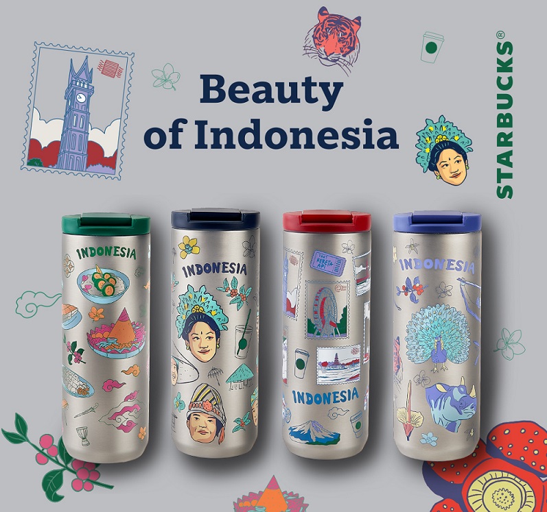 Peringati Hari Kemerdekaan RI ke-77, Starbucks Luncurkan Koleksi Merchandise Beauty of Indonesia