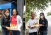 Ditengah Protes Soal Harga BBM Naik, Jungle Cafe Kediri Demo Bagikan Sembako Rayakan Anniversary Pertamanya