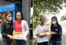 Ditengah Protes Soal Harga BBM Naik, Jungle Cafe Kediri Demo Bagikan Sembako Rayakan Anniversary Pertamanya