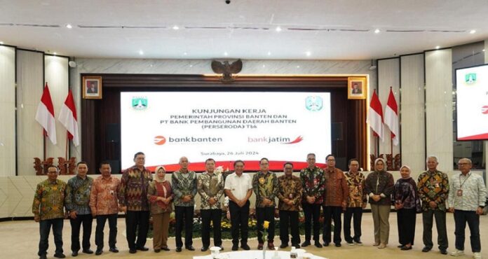 Bank Jatim Terima Kunjungan Kerja Pemprov Banten dan Bank Banten Bahas Potensi Sinergitas Bisnis