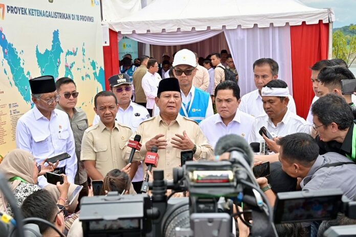Presiden Prabowo Resmikan Proyek Strategis Ketenagalistrikan Terbesar di Dunia Presiden Prabowo Resmikan Proyek Strategis Ketenagalistrikan Terbesar di Dunia