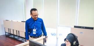 pelaksanaan UTBK sesi disabilitas di Unesa