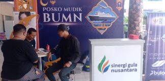 Posko Mudik BUMN SGN di Stasiun Gubeng Diminati Pengunjung