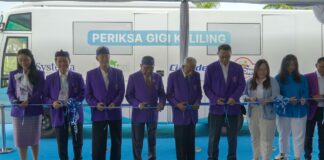 PT Lion Wings berkolaborasi dengan PDGI meluncurkan Bus Periksa Gigi Keliling