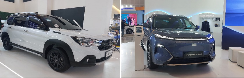 Performa Kendaraan Bermotor Roda Empat yang ditampilkan dalam GIIAS Surabaya 2025, Rabu (27/08) di Grand City Convex Surabaya