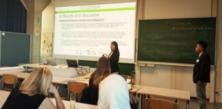 Delegasi Unesa memaparkan terkait riset bidang ‘berkelanjutan’ di Indonesia dalam Symposium on Global Sustainability Education: Innovations in Digital & International Teaching di Jerman.
