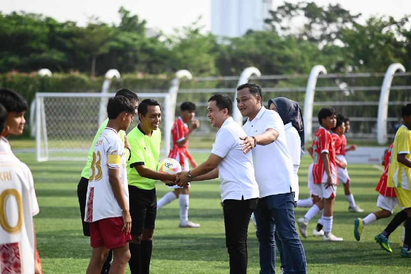 Regional CEO BRI Region 12 Surabaya, Reza Syahrizal Setiaputra dalam BRI Youth Champions League 2026, Rabu (15/04/2026)