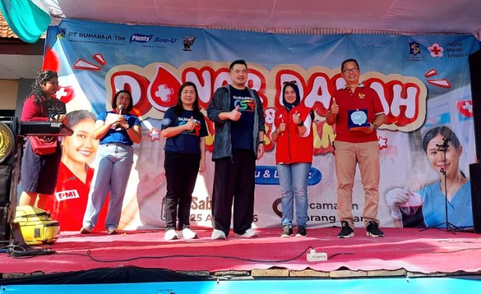Wujudkan Kepedulian Sosial, PT Suparma Tbk Gandeng Pemkot Surabaya Gelar Donor Darah dan Pasar Murah di Karangpilang