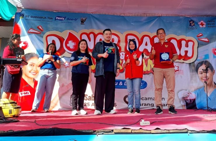 Wujudkan Kepedulian Sosial, PT Suparma Tbk Gandeng Pemkot Surabaya Gelar Donor Darah dan Pasar Murah di Karangpilang