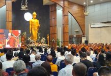 Menyambut 50 Tahun STI, Ribuan Umat Buddha Hadiri Pengecoran Rupang Buddha Nusantara Kelima di Surabaya