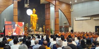 Menyambut 50 Tahun STI, Ribuan Umat Buddha Hadiri Pengecoran Rupang Buddha Nusantara Kelima di Surabaya