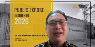Direktur Utama PT Multisarana Intan Eduka Tbk, Tanu Widjaja dalam Public Expose Insidentil secara daring, Selasa (19/05). Saham Melonjak 214 Persen Hingga Disuspensi BEI, Manajemen MSIE Ungkap Pemicu dan Pastikan Operasional Tetap Stabil