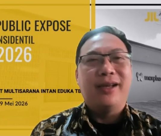 Direktur Utama PT Multisarana Intan Eduka Tbk, Tanu Widjaja dalam Public Expose Insidentil secara daring, Selasa (19/05). Saham Melonjak 214 Persen Hingga Disuspensi BEI, Manajemen MSIE Ungkap Pemicu dan Pastikan Operasional Tetap Stabil