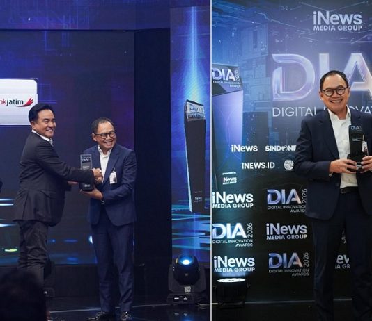 Sukses Transformasi Digital, Bank Jatim Sabet Penghargaan Bergengsi di DIA 2026