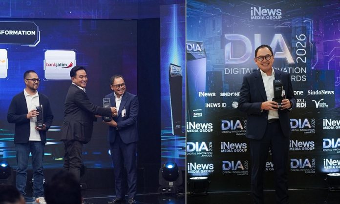 bjtm Sukses Transformasi Digital, Bank Jatim Sabet Penghargaan Bergengsi di DIA 2026