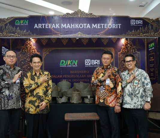 Gandeng BRI, Kanwil DJKN Jatim Gelar "Auction Energy for Recovery" dan Pameran Artefak Mahkota Meteorit Langka