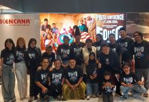 Para pemeran Film 'Foufo' Karya Bayu Skak Padukan Komedi Sci-Fi dan Kisah Impian Naik Haji dalam press conference dan special screening Sabtu (27/6/2026).